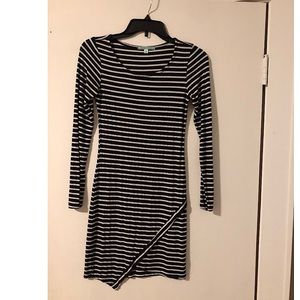 Stripe jersey dress